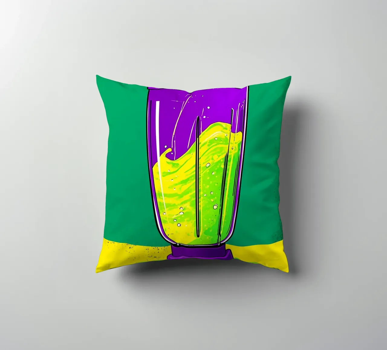 Blender - Pop Art cuscino da ColorCrash Gallery