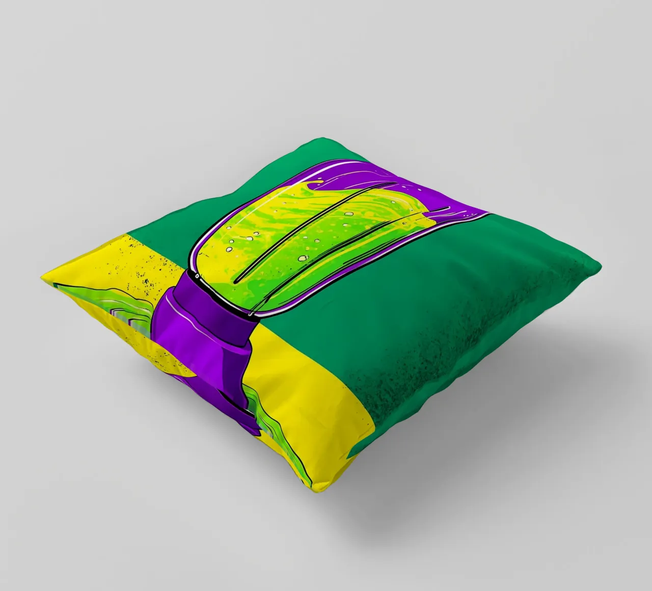 Blender - Pop Art cuscino da ColorCrash Gallery