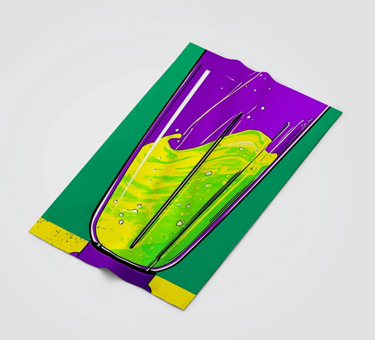 Blender - Pop Art coperta in pile da ColorCrash Gallery