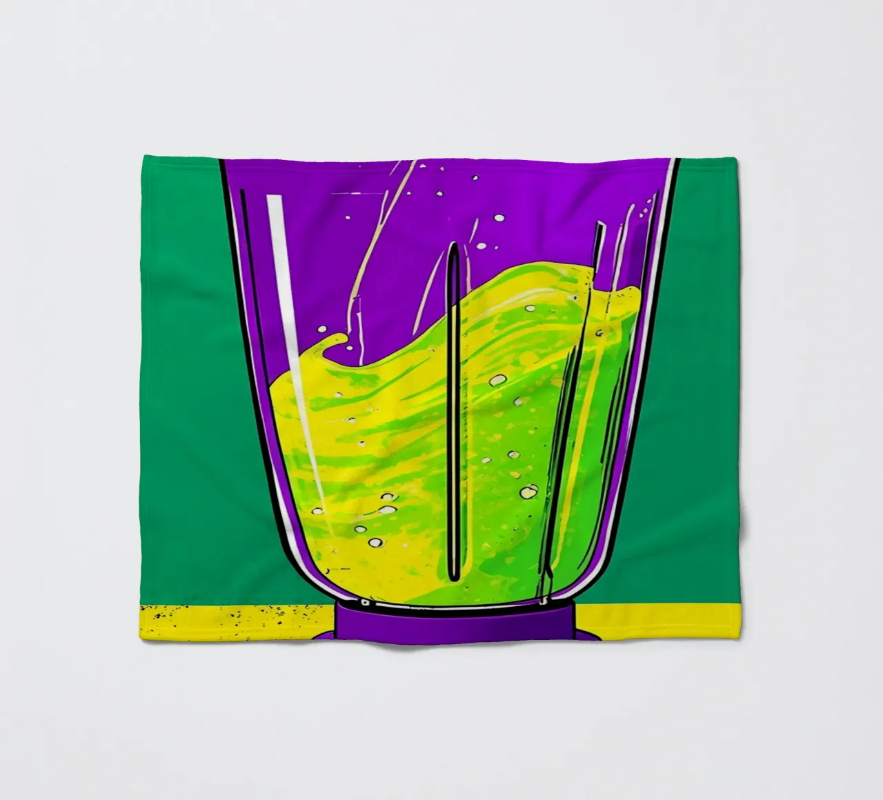 Blender - Pop Art coperta in pile da ColorCrash Gallery