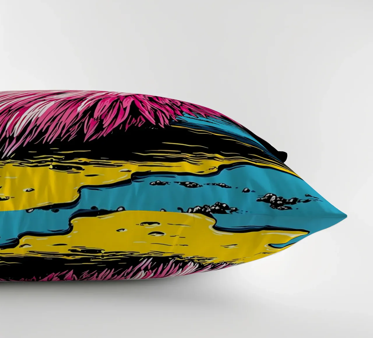 Spolverino di piume - Pop Art cuscino da ColorCrash Gallery