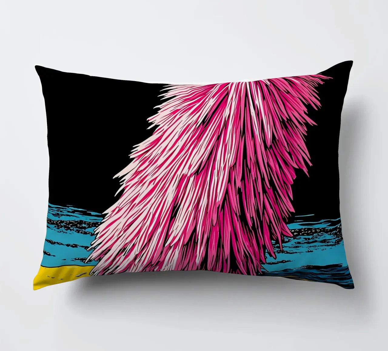 Spolverino di piume - Pop Art cuscino da ColorCrash Gallery