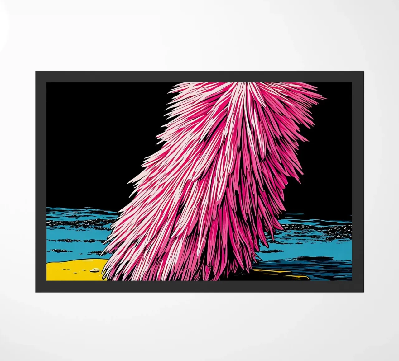 Spolverino di piume - Pop Art zerbino da ColorCrash Gallery
