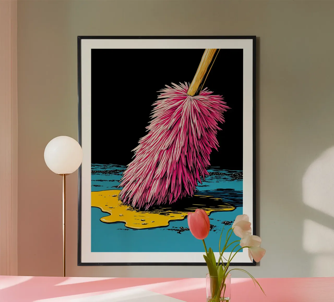 Spolverino di piume - Pop Art carta hahnemühle da ColorCrash Gallery