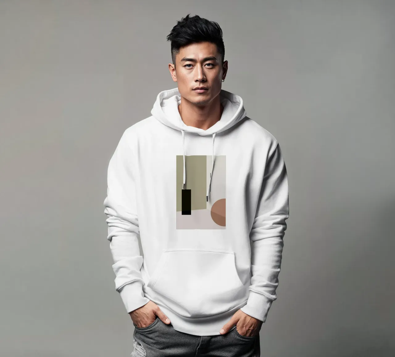 Separated 3 felpa con cappuccio da 170QM