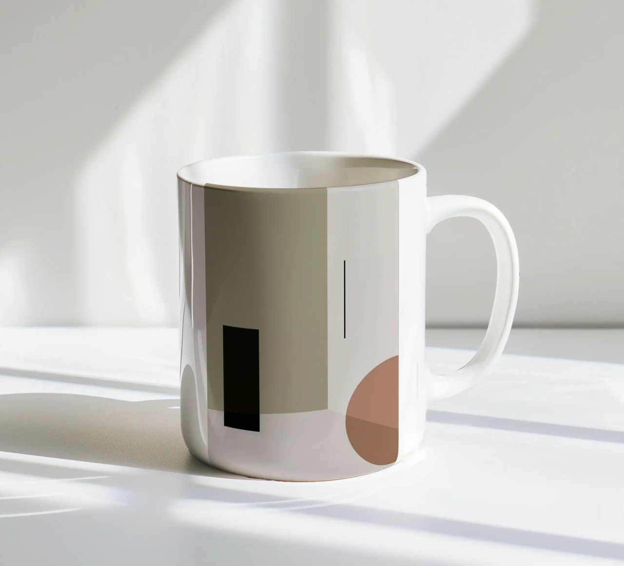 Separated 3 tazza in ceramica da 170QM