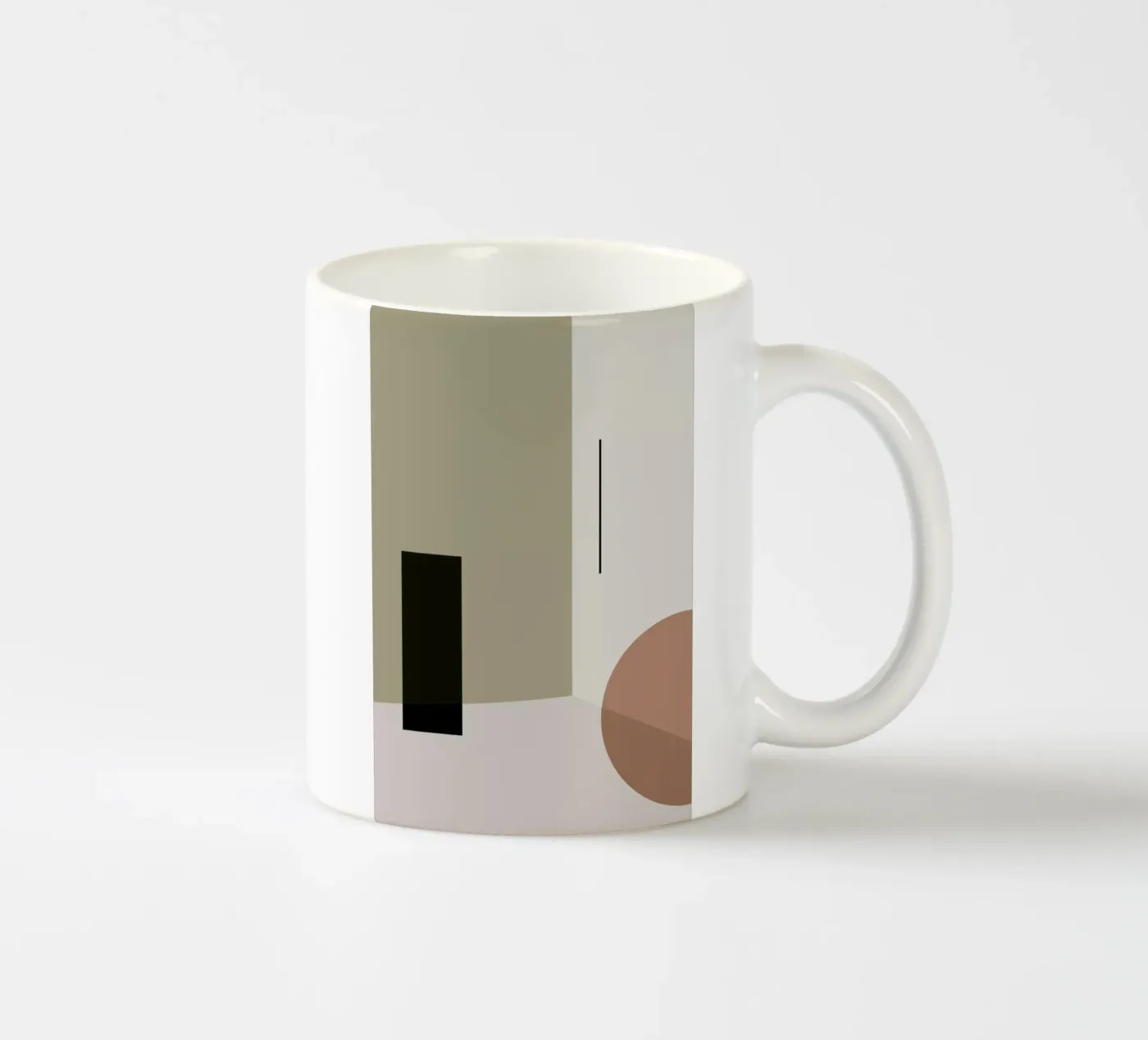 Separated 3 ceramic mug by 170QM