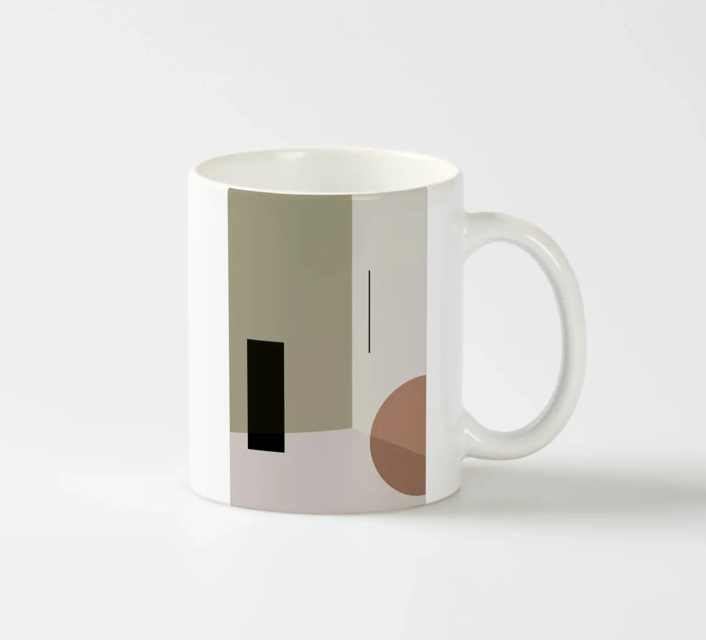 Separated 3 mug en céramique de 170QM