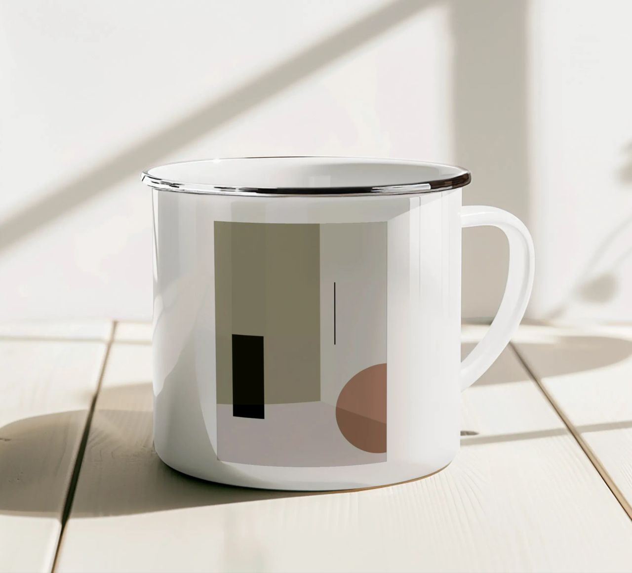 Separated 3 tazza in smalto da 170QM