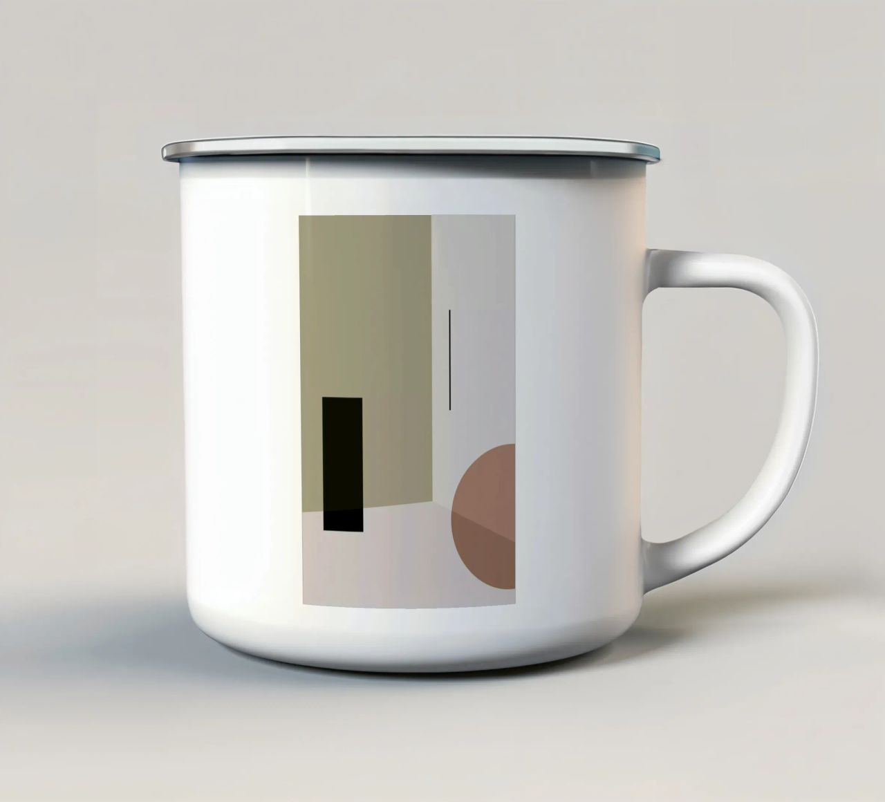 Separated 3 tazza in smalto da 170QM