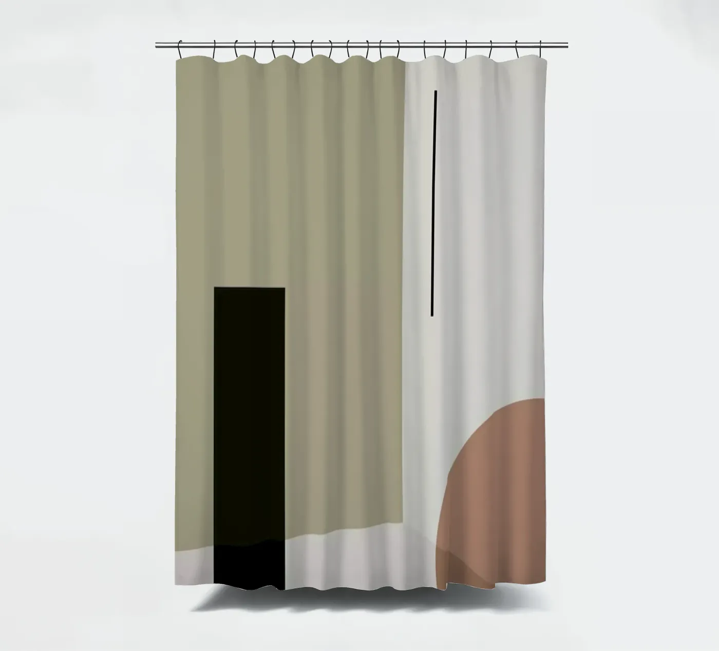 Separated 3 Duschvorhang von 170QM