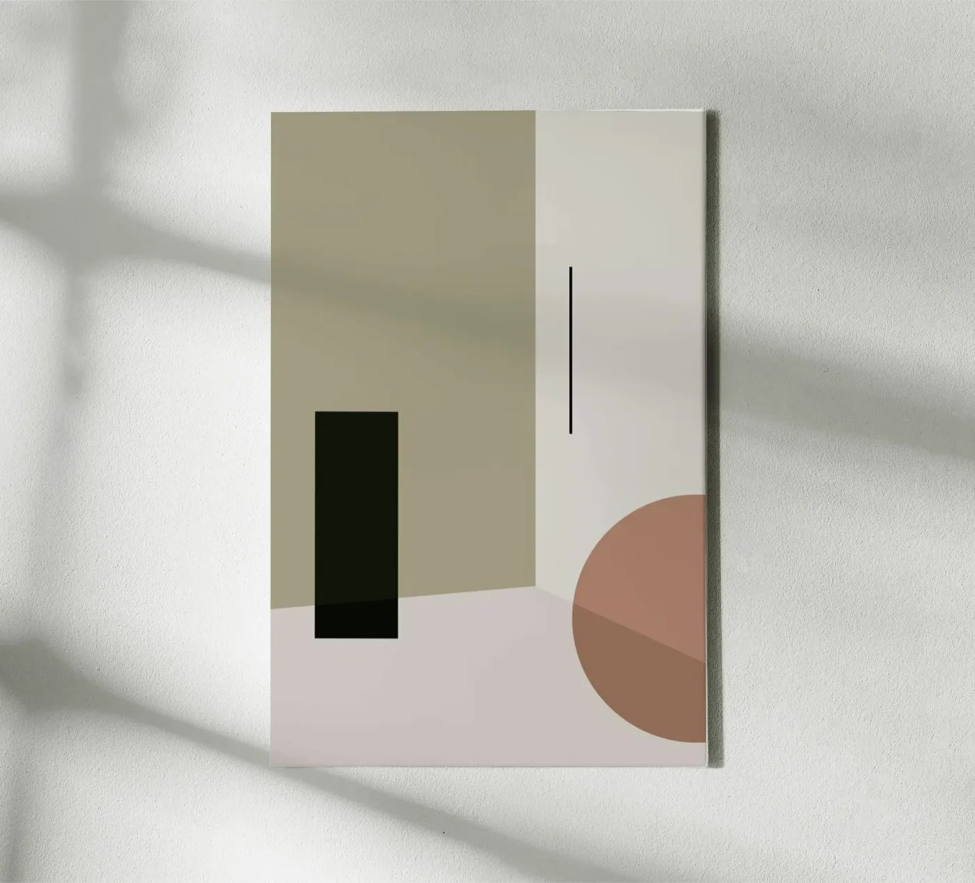 Separated 3 canvas by 170QM