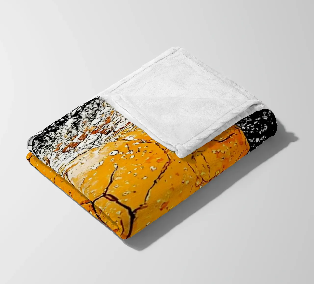 Bottiglia di vetro in frantumi - Pop Art coperta in pile da ColorCrash Gallery