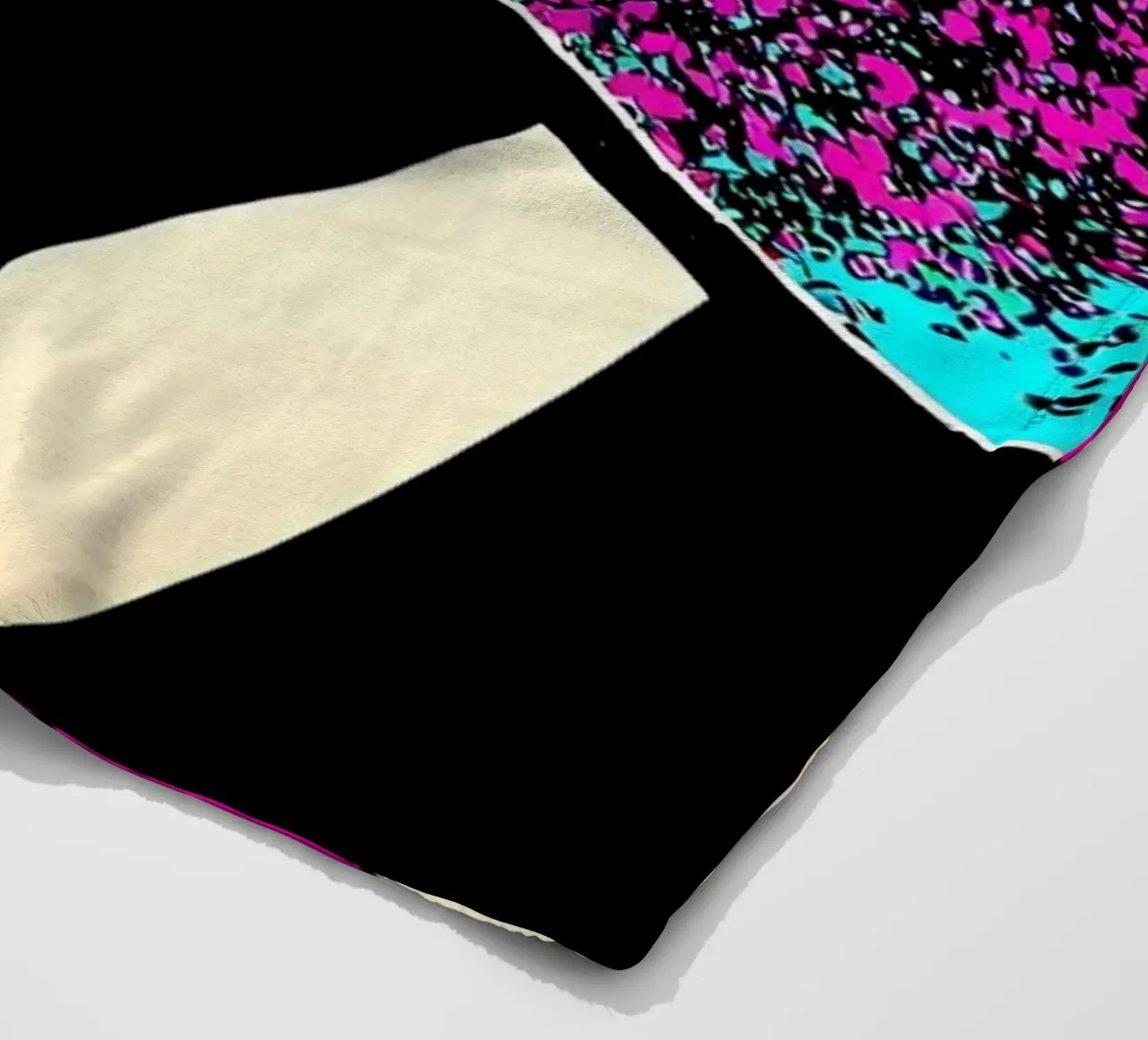 Labbra - Pop Art coperta in pile da ColorCrash Gallery