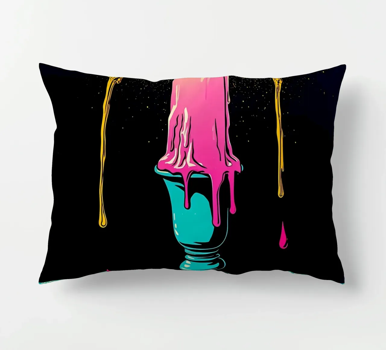 Sciogliere le candele - Pop Art cuscino da ColorCrash Gallery