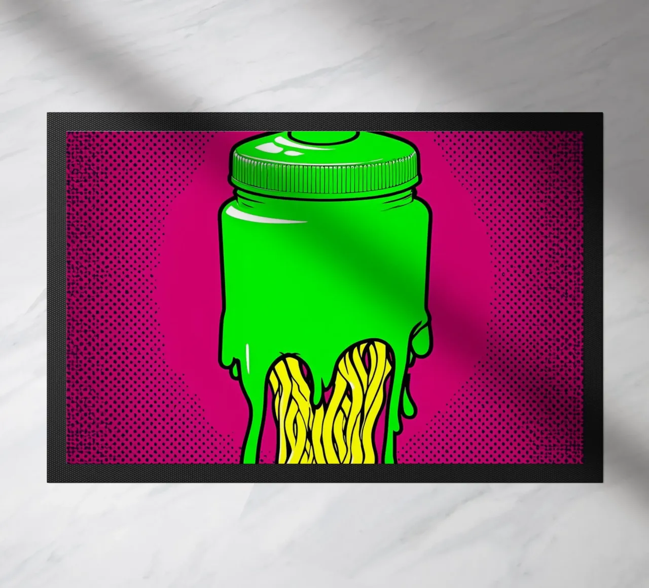 Bottiglia di colla - Pop Art zerbino da ColorCrash Gallery