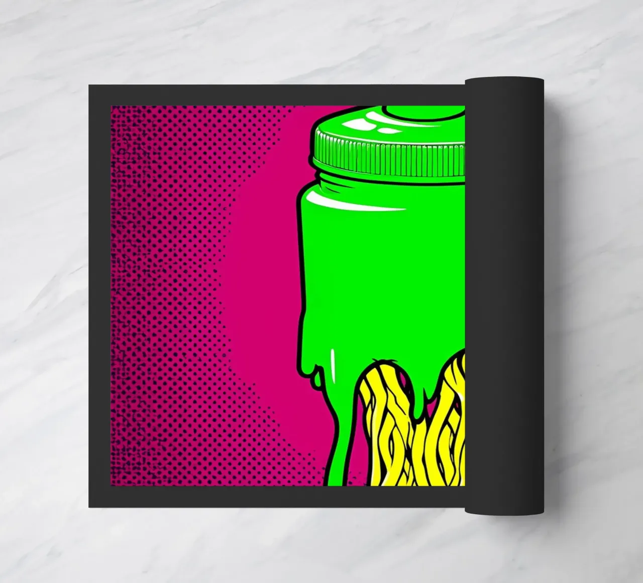Bottiglia di colla - Pop Art zerbino da ColorCrash Gallery