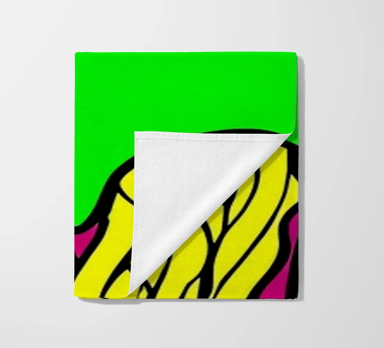 Bottiglia di colla - Pop Art telo mare da ColorCrash Gallery