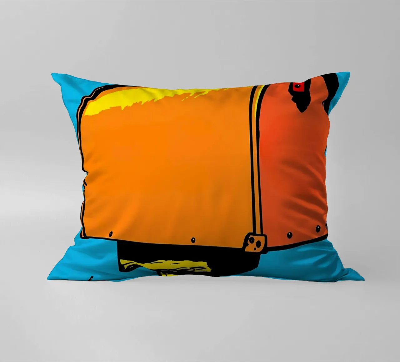 Cassetta della posta - Pop Art cuscino da ColorCrash Gallery