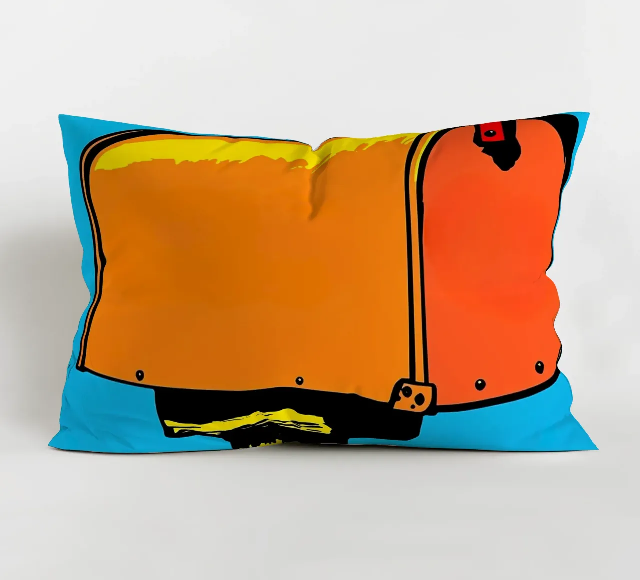 Cassetta della posta - Pop Art cuscino da ColorCrash Gallery