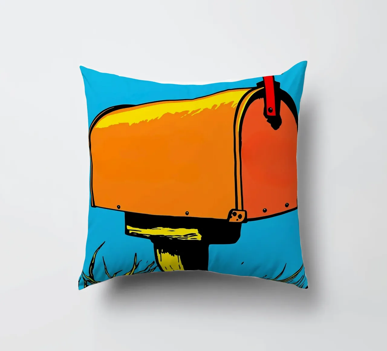 Cassetta della posta - Pop Art cuscino da ColorCrash Gallery