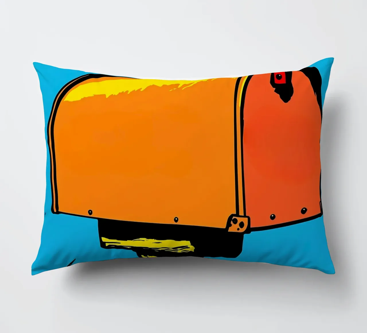 Cassetta della posta - Pop Art cuscino da ColorCrash Gallery