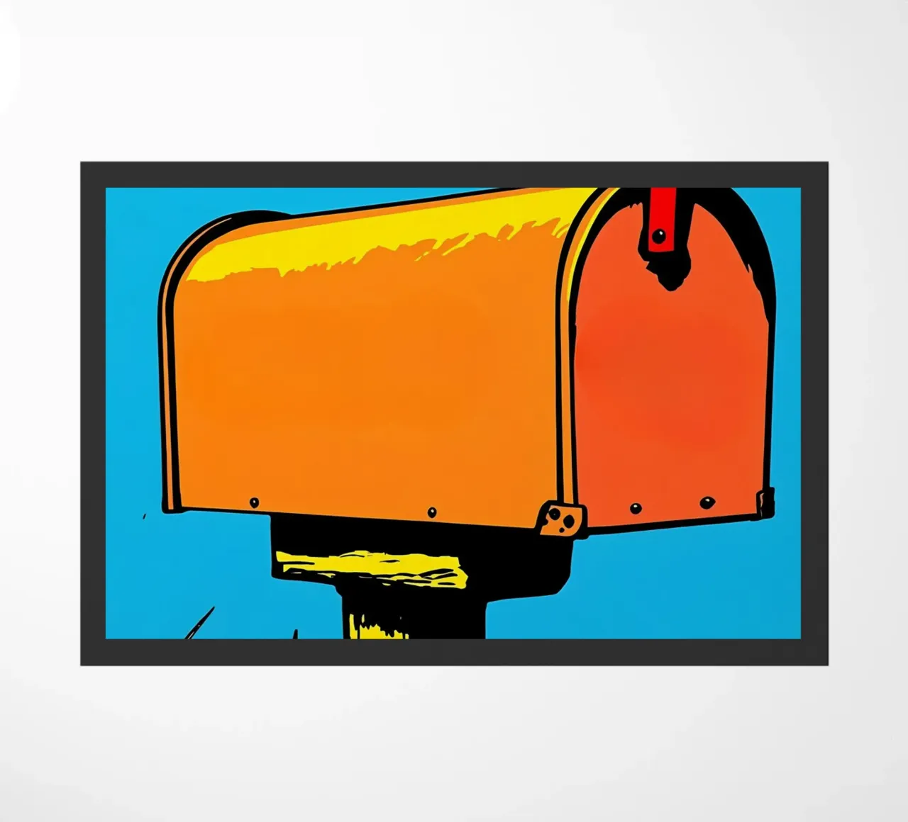 Cassetta della posta - Pop Art zerbino da ColorCrash Gallery