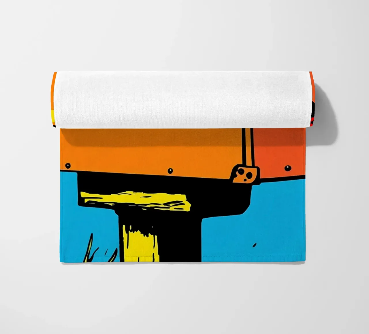 Cassetta della posta - Pop Art telo mare da ColorCrash Gallery