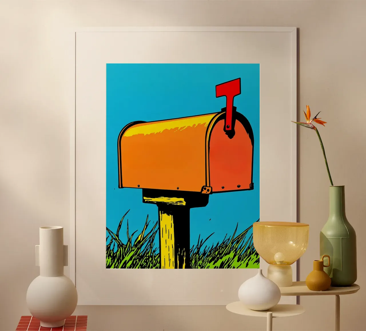 Cassetta della posta - Pop Art carta hahnemühle da ColorCrash Gallery