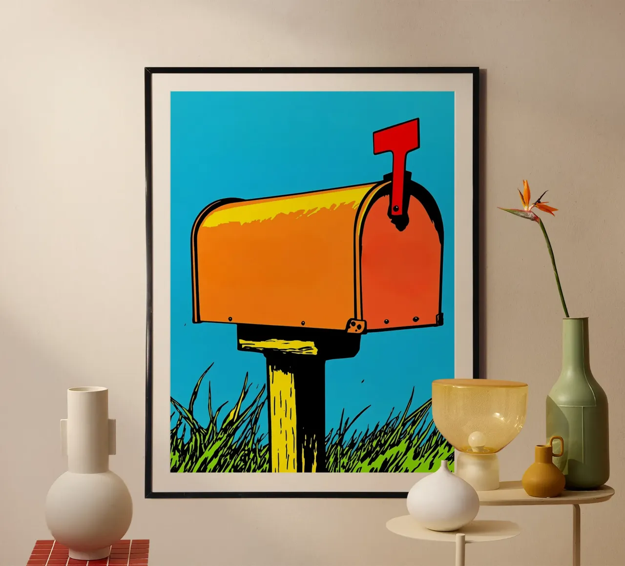 Cassetta della posta - Pop Art carta hahnemühle da ColorCrash Gallery