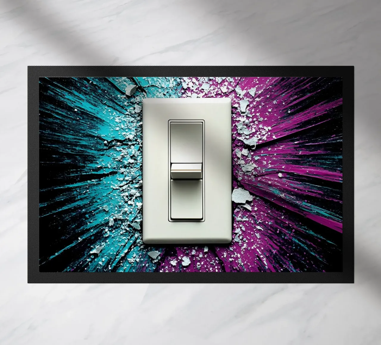 Interruttore della luce - Pop Art zerbino da ColorCrash Gallery