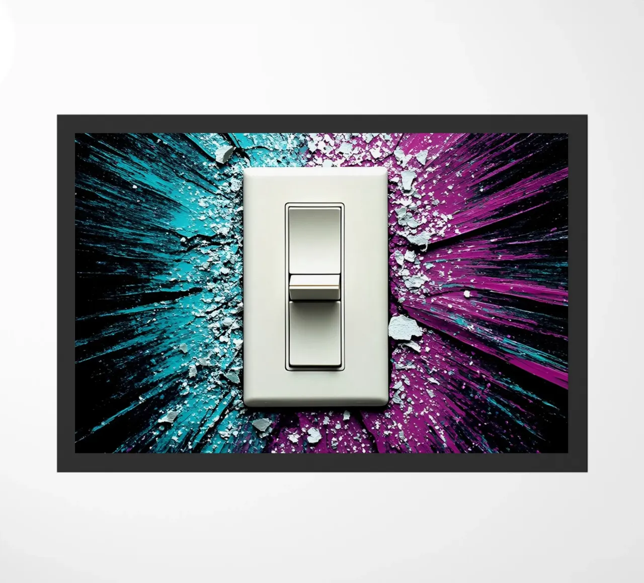 Interruttore della luce - Pop Art zerbino da ColorCrash Gallery