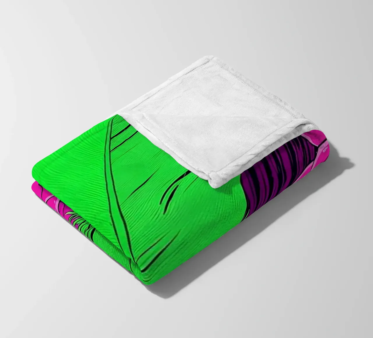 Piuma sulle nuvole - Pop Art coperta in pile da ColorCrash Gallery