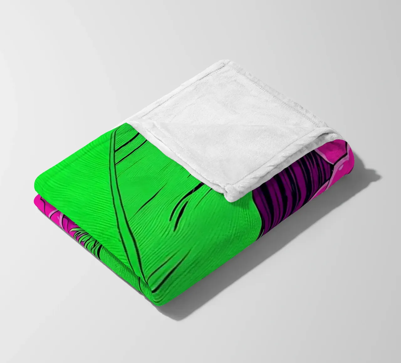 Piuma sulle nuvole - Pop Art coperta in pile da ColorCrash Gallery