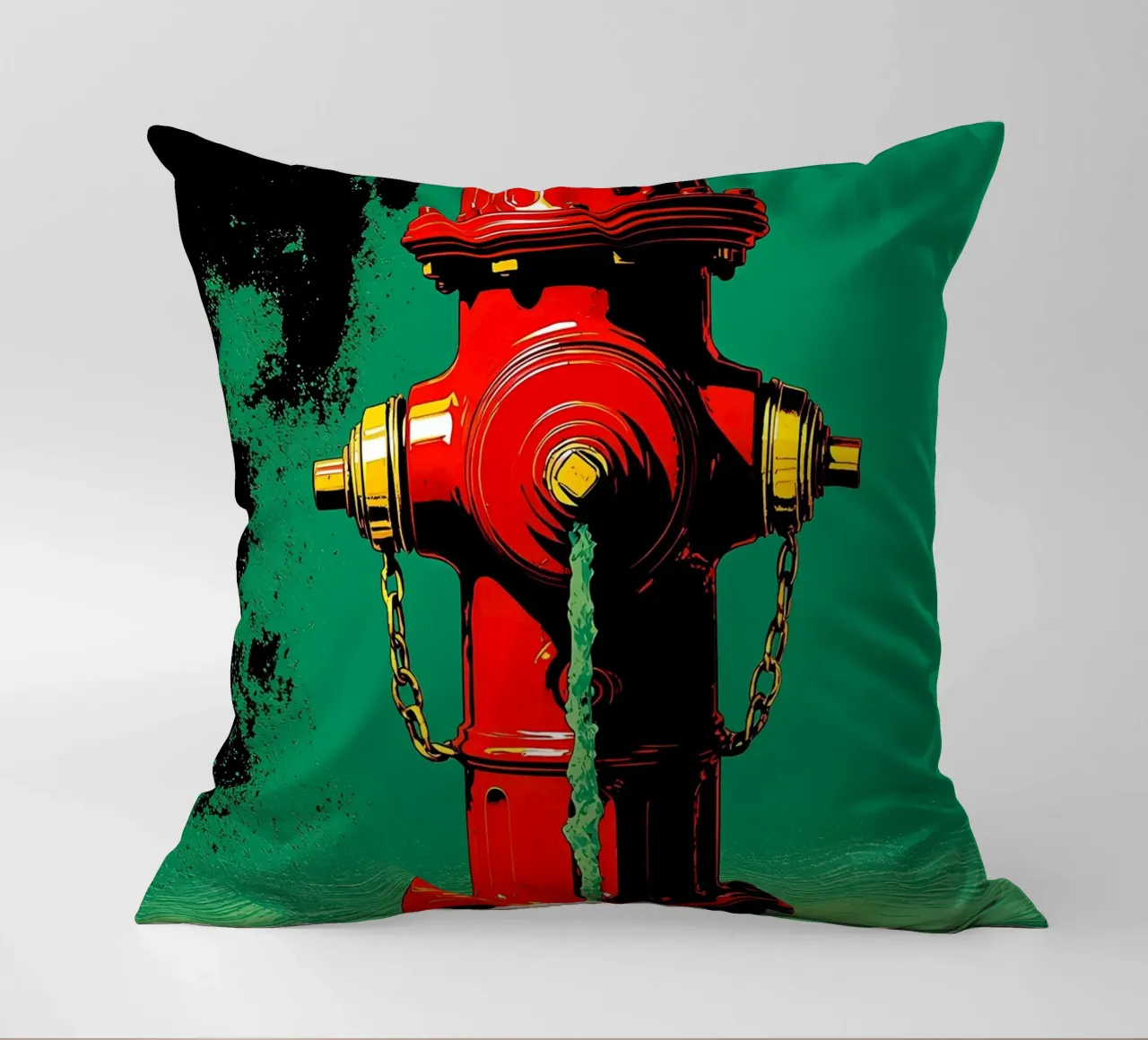 Idrante - Pop Art cuscino da ColorCrash Gallery