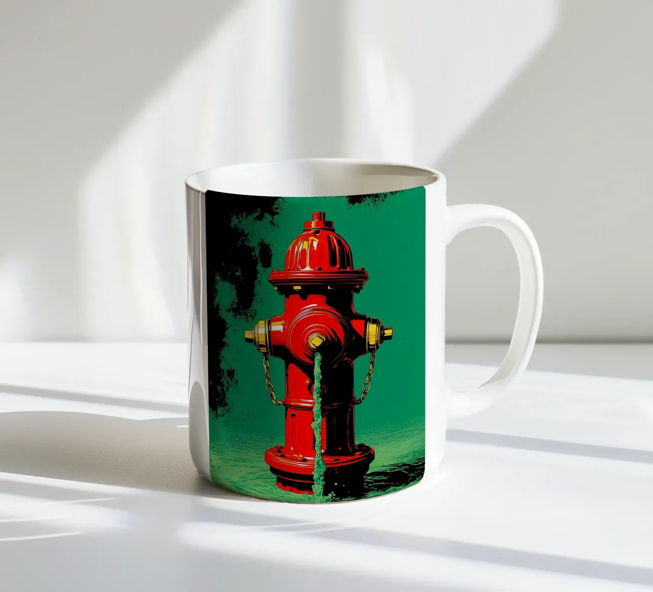 Idrante - Pop Art tazza in ceramica da ColorCrash Gallery