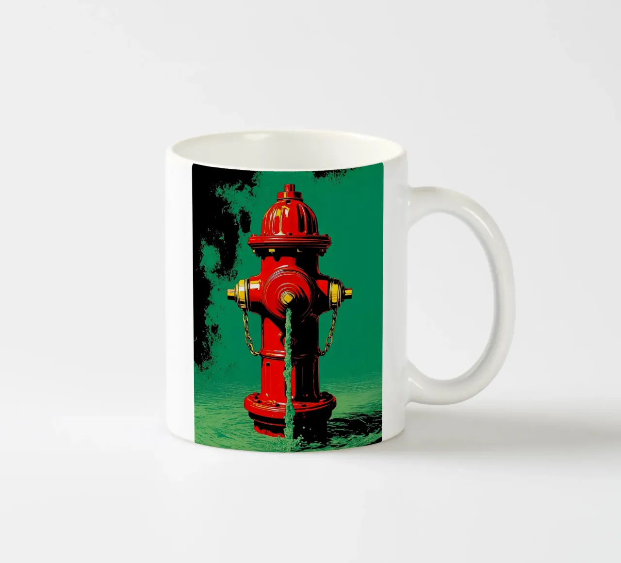 Idrante - Pop Art tazza in ceramica da ColorCrash Gallery