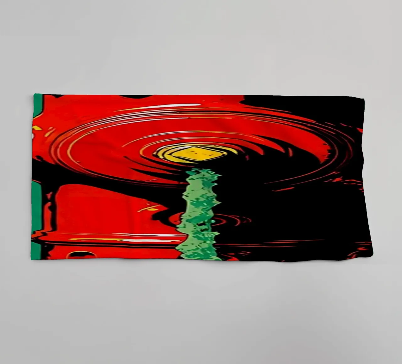 Idrante - Pop Art asciugamano da bagno da ColorCrash Gallery