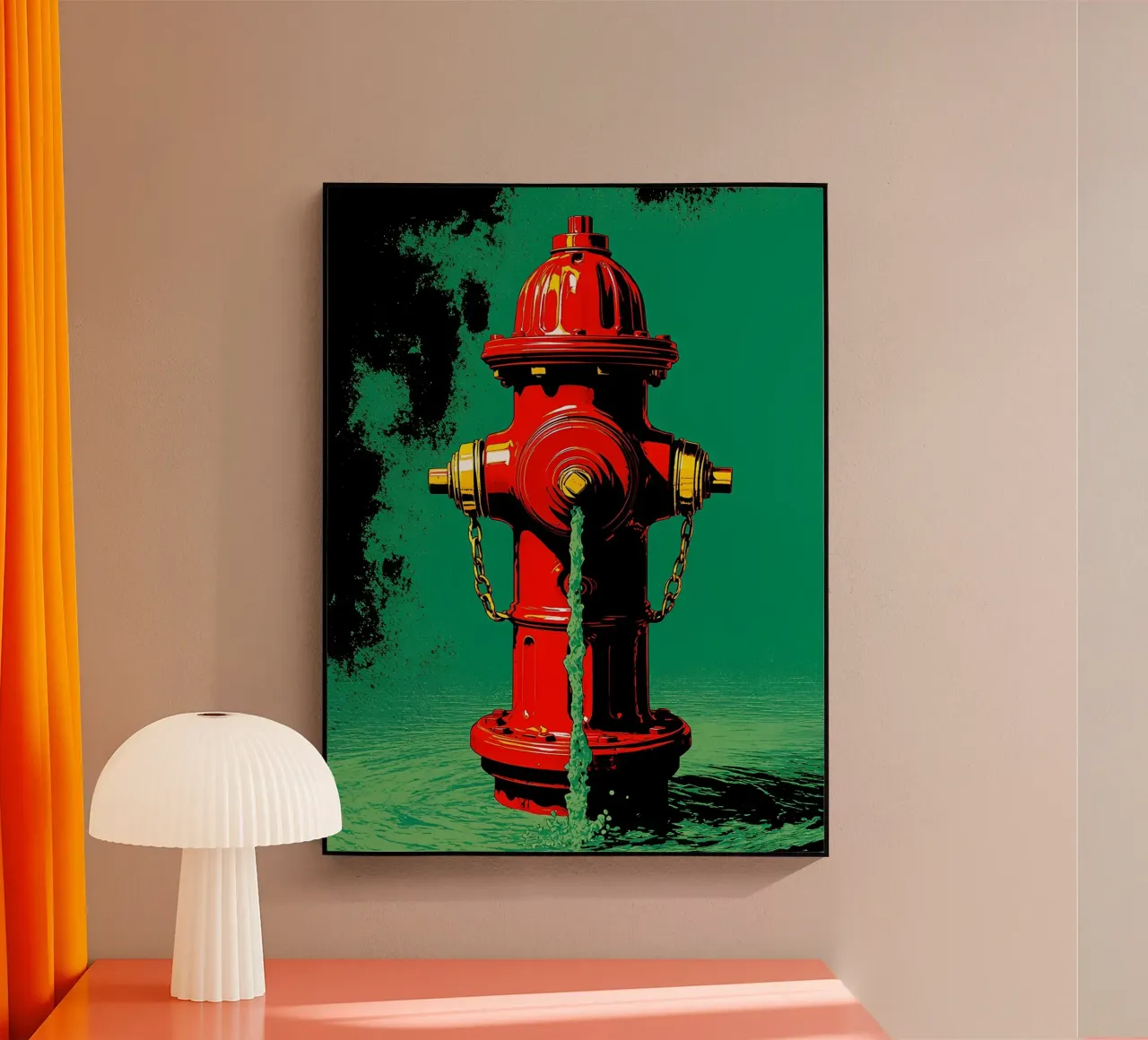 Idrante - Pop Art plexiglass da ColorCrash Gallery