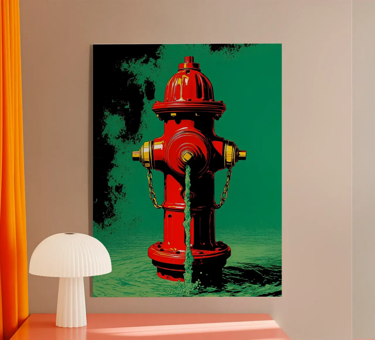 Idrante - Pop Art plexiglass da ColorCrash Gallery