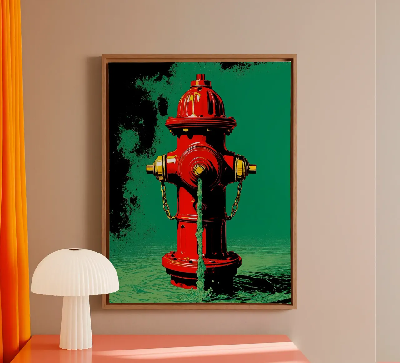 Idrante - Pop Art tela da ColorCrash Gallery