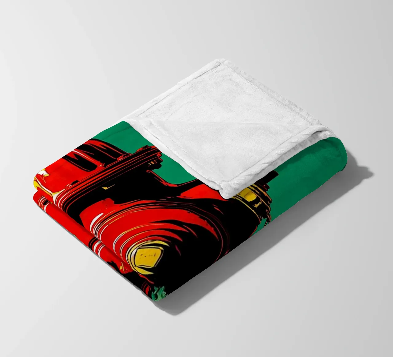 Idrante - Pop Art coperta in pile da ColorCrash Gallery