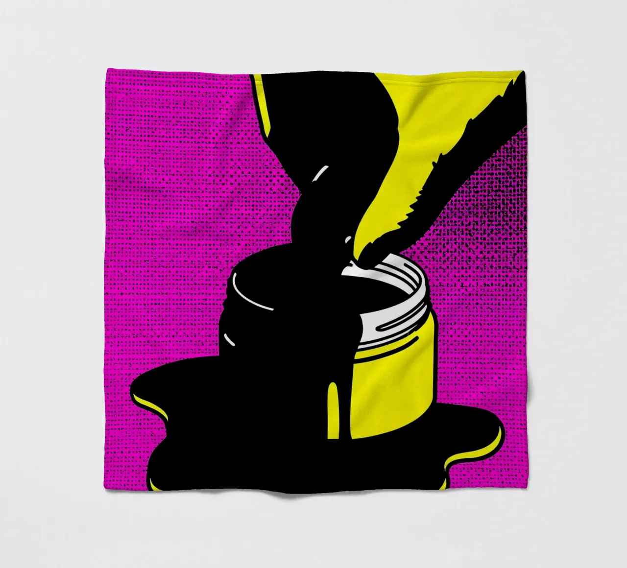 Barattolo di vernice - Pop Art coperta in pile da ColorCrash Gallery
