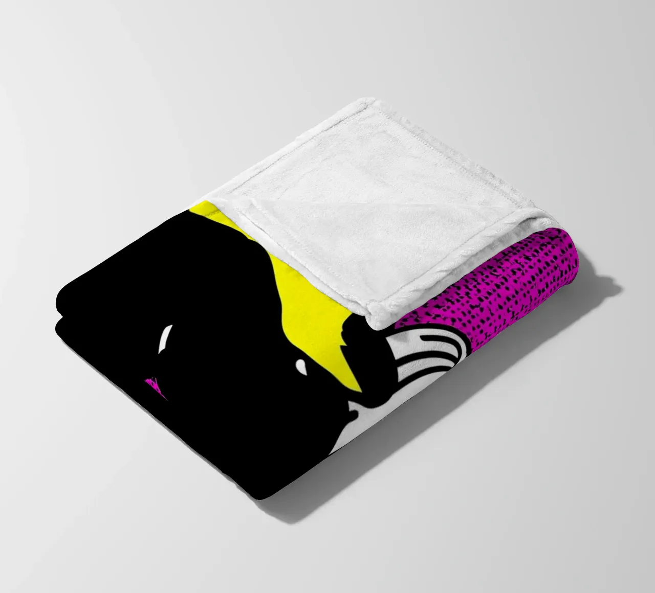 Barattolo di vernice - Pop Art coperta in pile da ColorCrash Gallery
