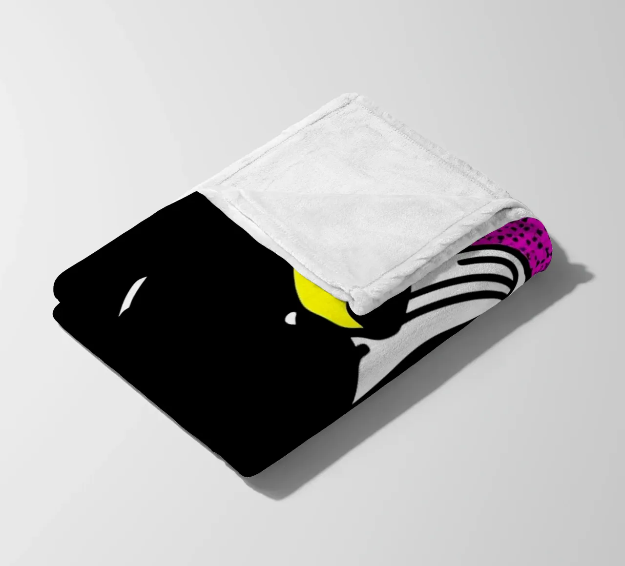 Barattolo di vernice - Pop Art coperta in pile da ColorCrash Gallery