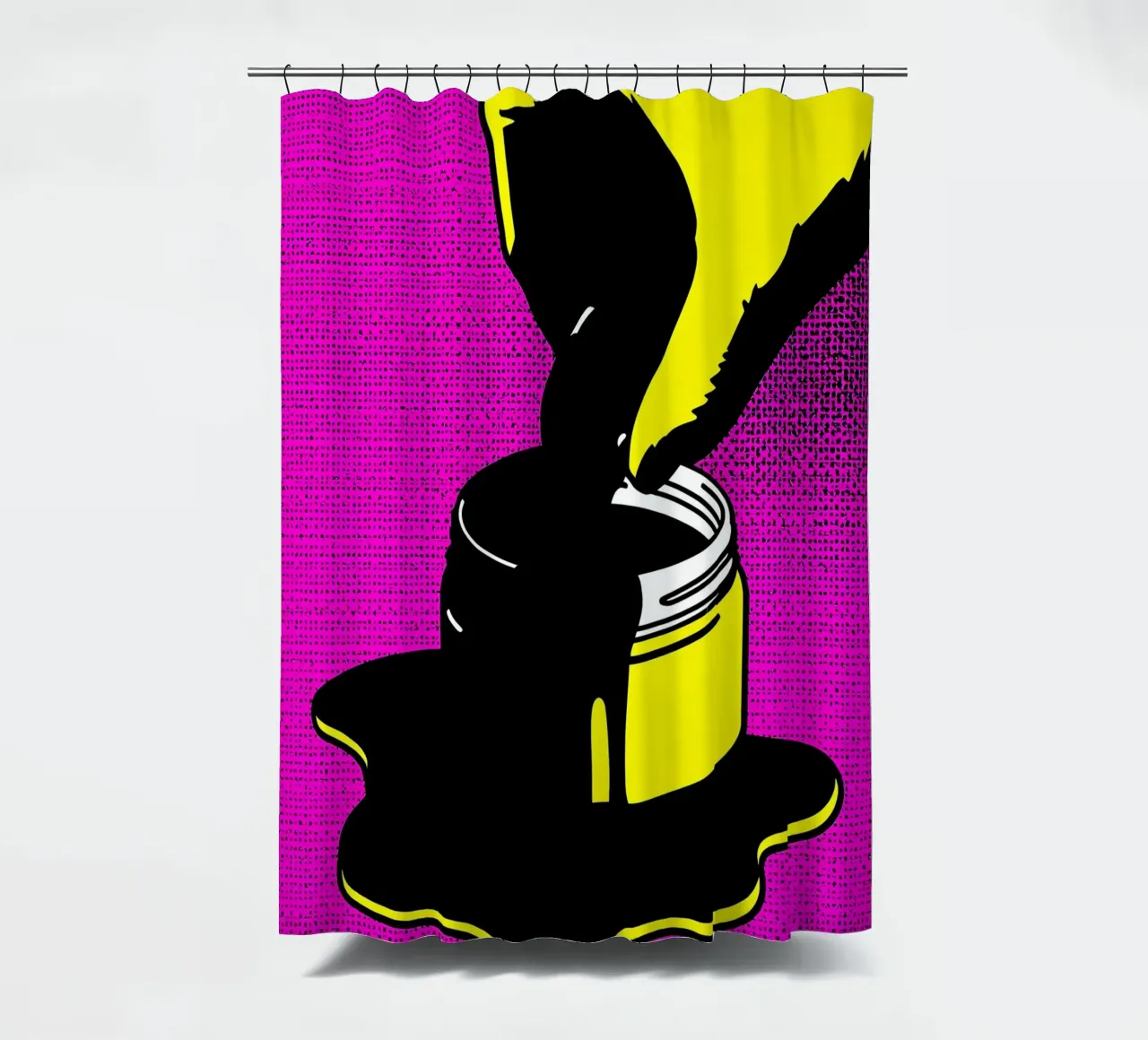 Farbdose - Pop Art Duschvorhang von ColorCrash Gallery