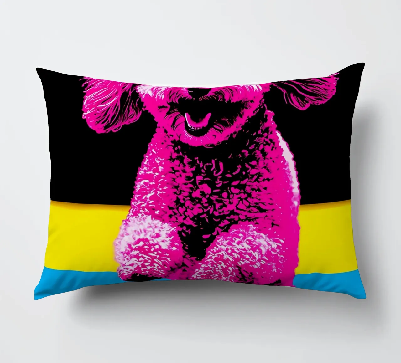 Barboncino - Pop Art cuscino da ColorCrash Gallery