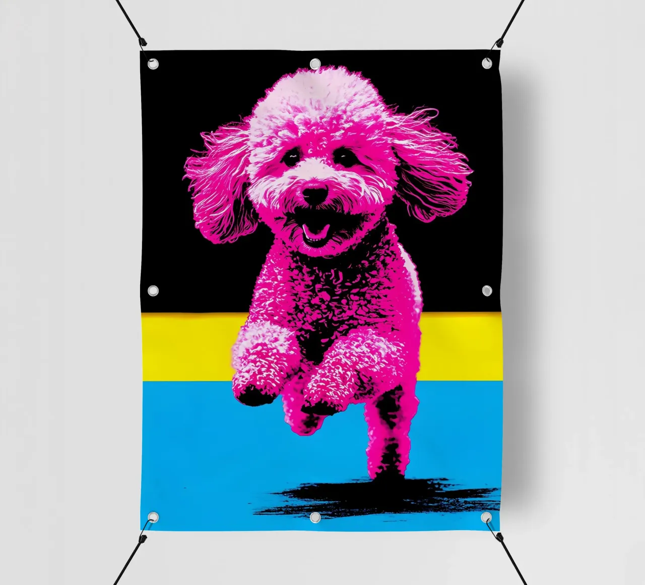 Barboncino - Pop Art telo in pvc da ColorCrash Gallery