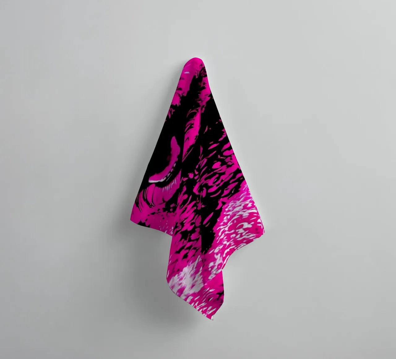 Pudel - Pop Art Handtuch von ColorCrash Gallery
