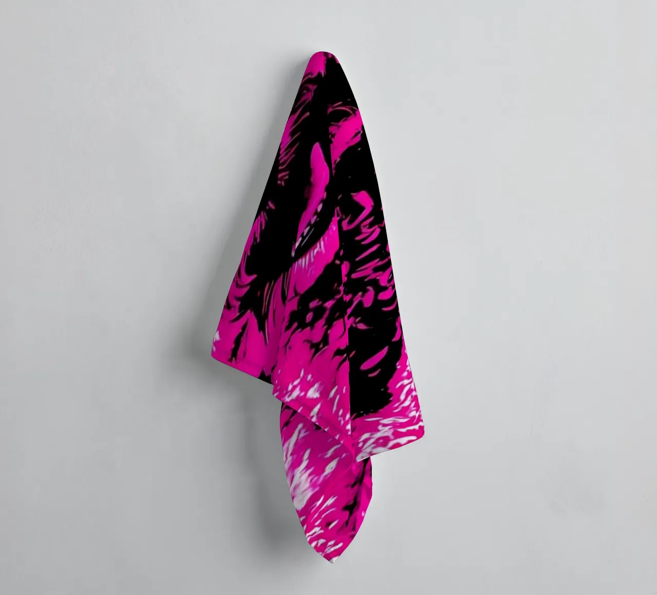 Pudel - Pop Art Handtuch von ColorCrash Gallery